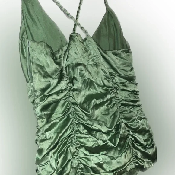 Bebe XS tinker bell green blouse tank - Picture 2 of 5